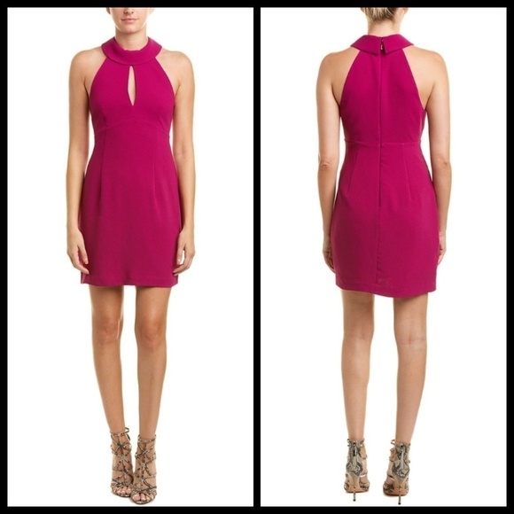 💕TRINA TURK💕 Pam Sheath Halter Keyhole Dress NWT - Picture 1 of 8